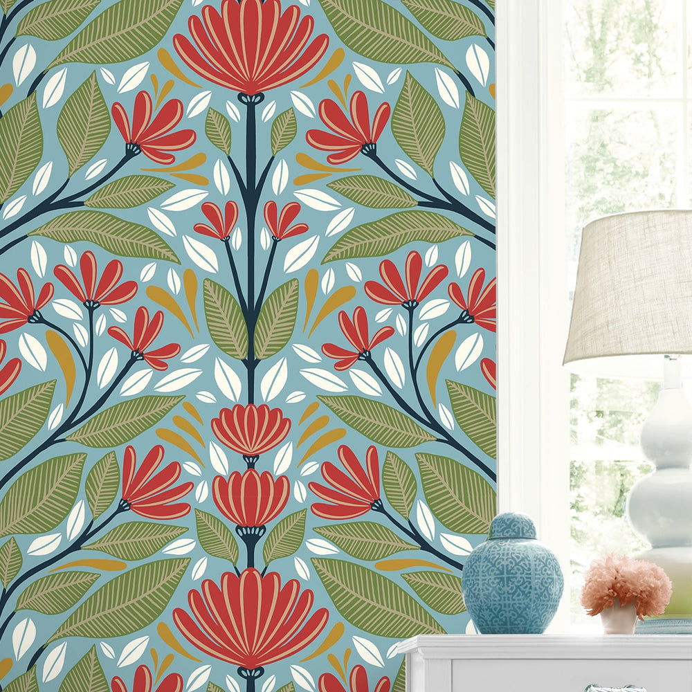 
                  
                    NW50802 floral peel and stick wallpaper decor from NextWall
                  
                