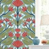 NW50802 floral peel and stick wallpaper decor from NextWall