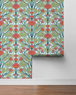NW50802 floral peel and stick wallpaper roll from NextWall