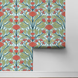 NW50802 floral peel and stick wallpaper roll from NextWall