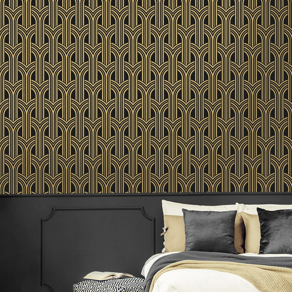 
                  
                    NW50900 deco geometric bedroom peel and stick wallpaper
                  
                
