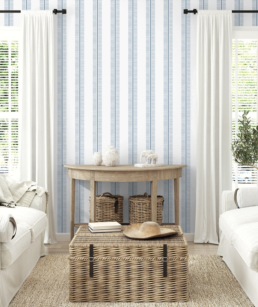 NW51002 striped peel and stick wallpaper decor from NextWall