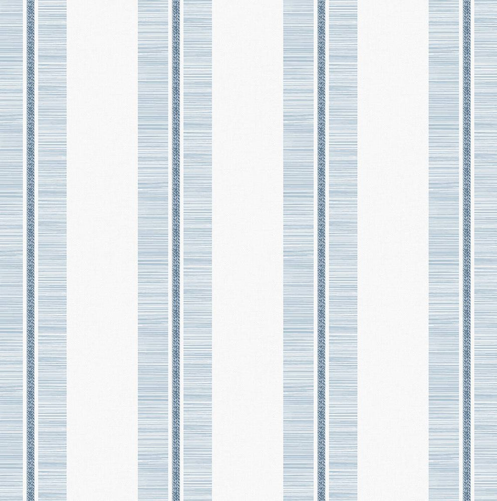 Beach Towel Stripe Premium Screen Printed Peel and Stick Removable Wallpaper
