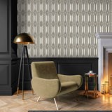 NW51100 geometric peel and stick wallpaper living room from NextWall