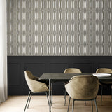 NW51100 geometric peel and stick wallpaper dining room from NextWall