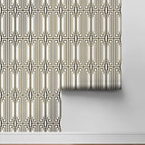 NW51100 geometric peel and stick wallpaper roll from NextWall