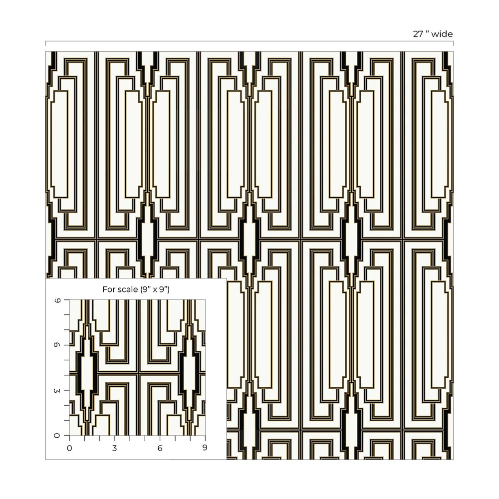 
                  
                    NW51100 geometric peel and stick wallpaper scale from NextWall
                  
                
