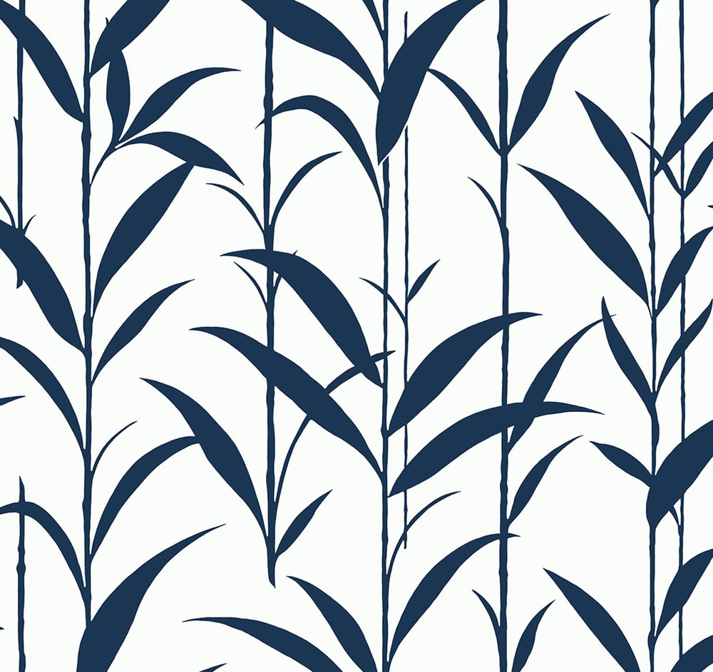 Bamboo Silhouette Premium Screen Printed Peel and Stick Removable Wallpaper