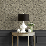 NW51505 floral peel and stick wallpaper entryway from NextWall