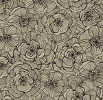 NW51505 floral peel and stick wallpaper from NextWall