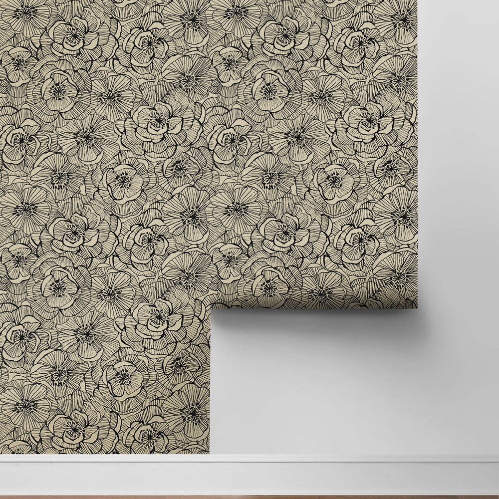 
                  
                    NW51505 floral peel and stick wallpaper roll from NextWall
                  
                