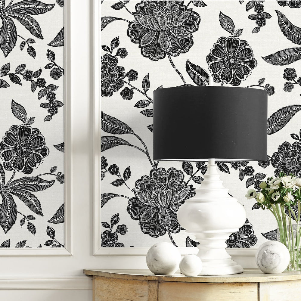 
                  
                    NW51600 jacobean floral peel and stick wallpaper decor from NextWall
                  
                