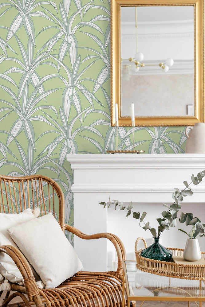 NW51704 plant peel and stick wallpaper decor from NextWall