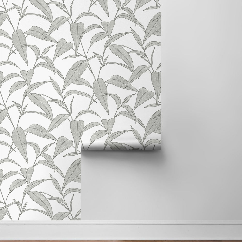 
                  
                    NW51808 leaf peel and stick wallpaper roll from NextWall
                  
                