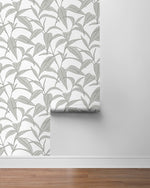 NW51808 leaf peel and stick wallpaper roll from NextWall