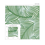 NW51904 palm leaf peel and stick wallpaper scale from NextWall
