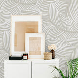 NW51907 palm leaf peel and stick wallpaper decor from NextWall
