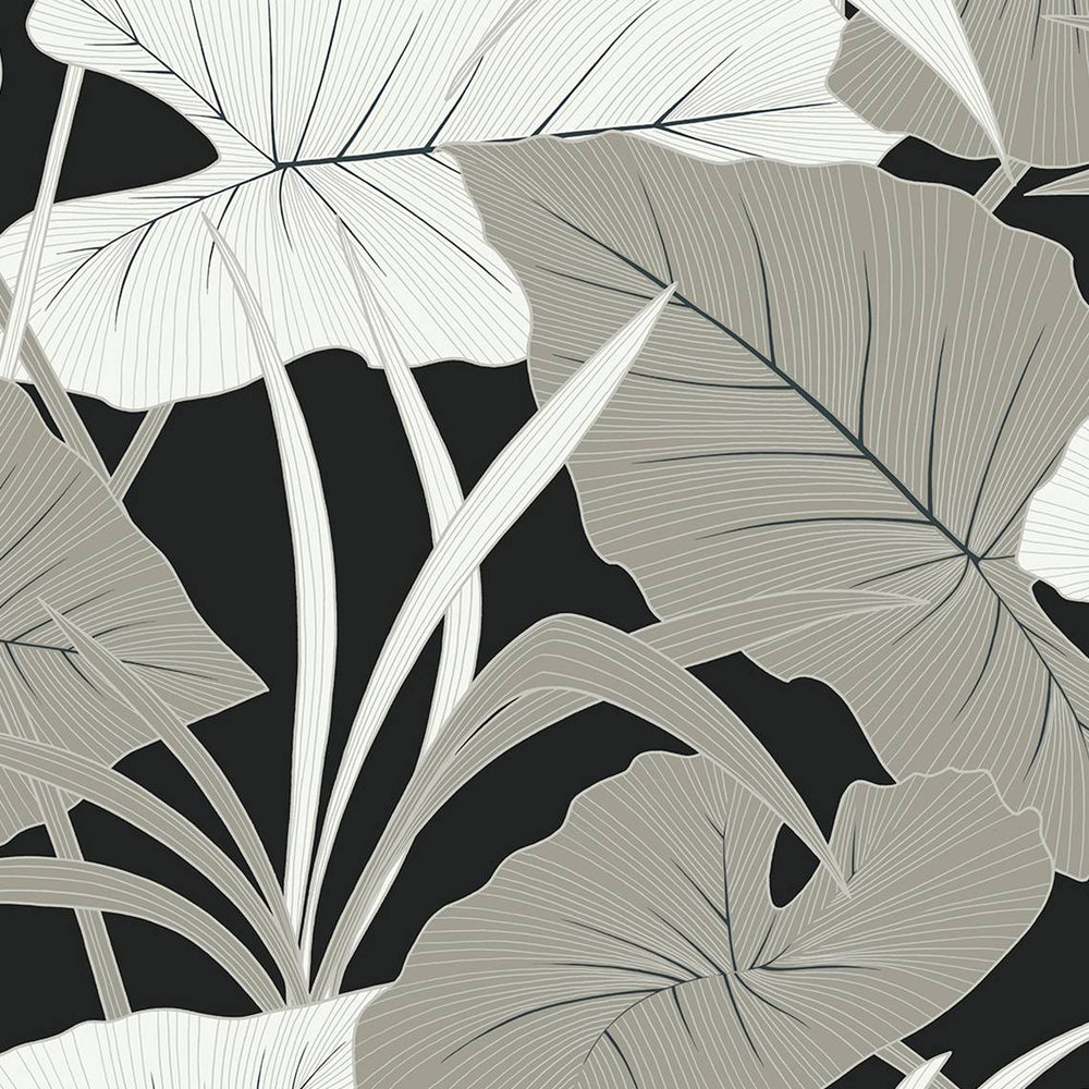 NW52000 elephant leaf peel and stick wallpaper from NextWall