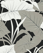 Elephant Leaves Botanical Premium Peel and Stick Removable Wallpaper