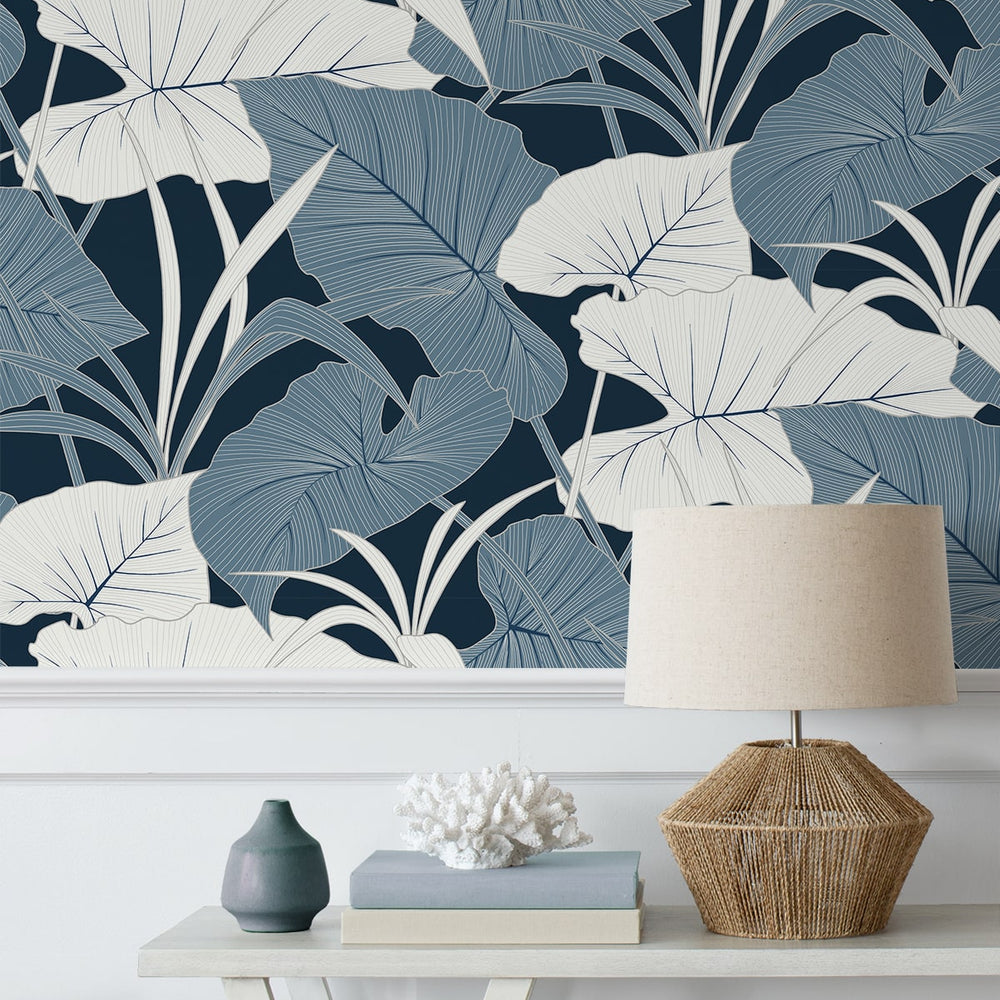 
                  
                    NW52002 elephant leaf peel and stick wallpaper decor from NextWall
                  
                