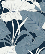 NW52002 elephant leaf peel and stick wallpaper from NextWall