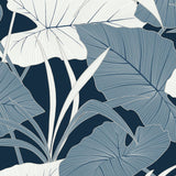 NW52002 elephant leaf peel and stick wallpaper from NextWall