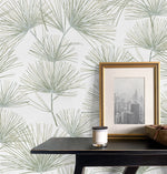 NW52104 pine needle botanical peel and stick wallpaper decor from NextWall