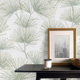 NW52104 pine needle botanical peel and stick wallpaper decor from NextWall