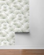 NW52104 pine needle botanical peel and stick wallpaper roll from NextWall