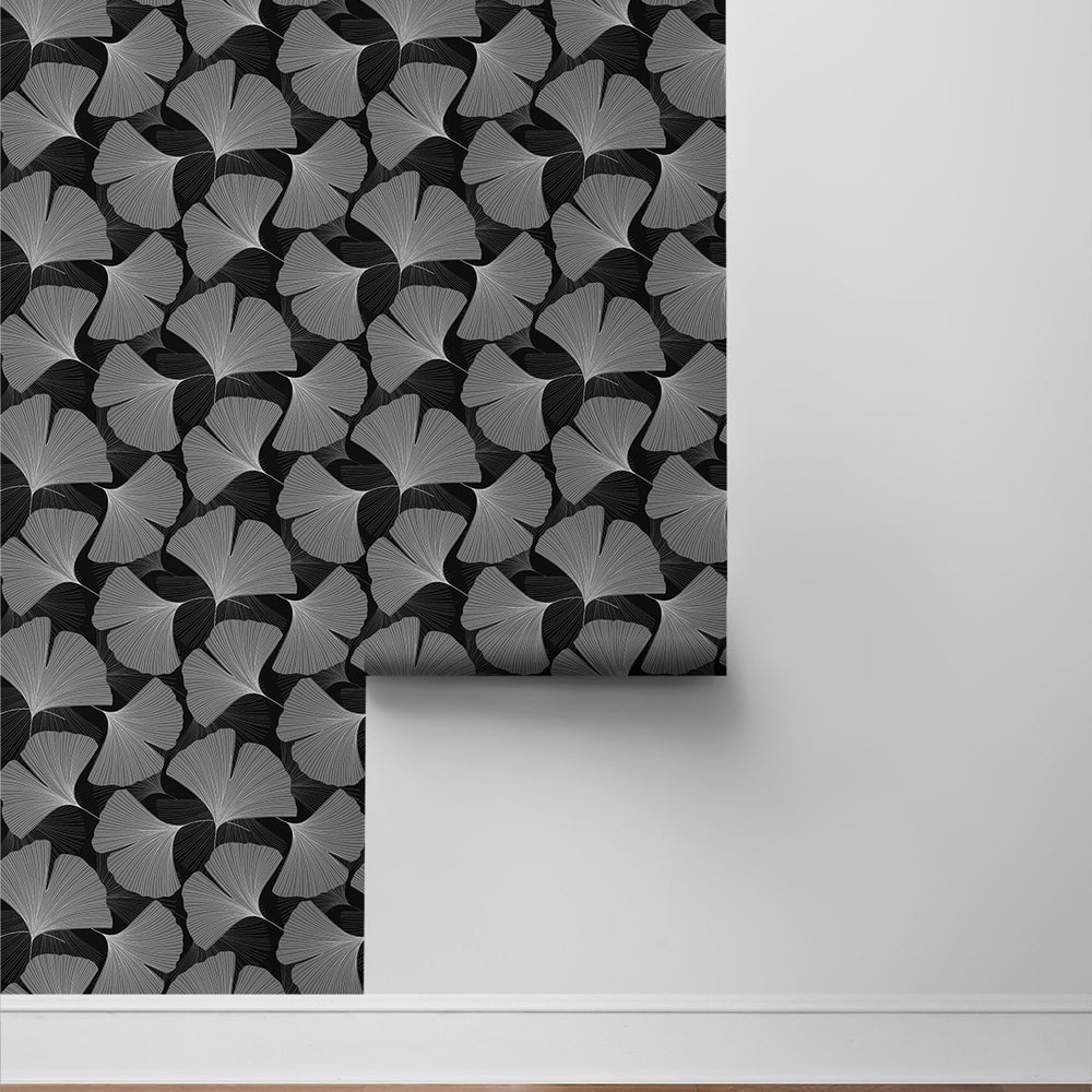 
                  
                    NW52200 gingko leaf peel and stick wallpaper roll from NextWall
                  
                
