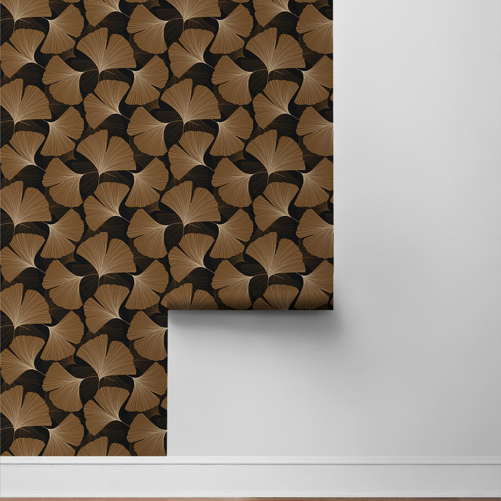 
                  
                    NW52206 gingko leaf peel and stick wallpaper roll from NextWall
                  
                