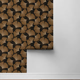 NW52206 gingko leaf peel and stick wallpaper roll from NextWall