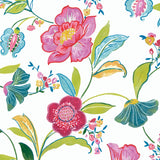 NW52300 floral peel and stick wallpaper from NextWall