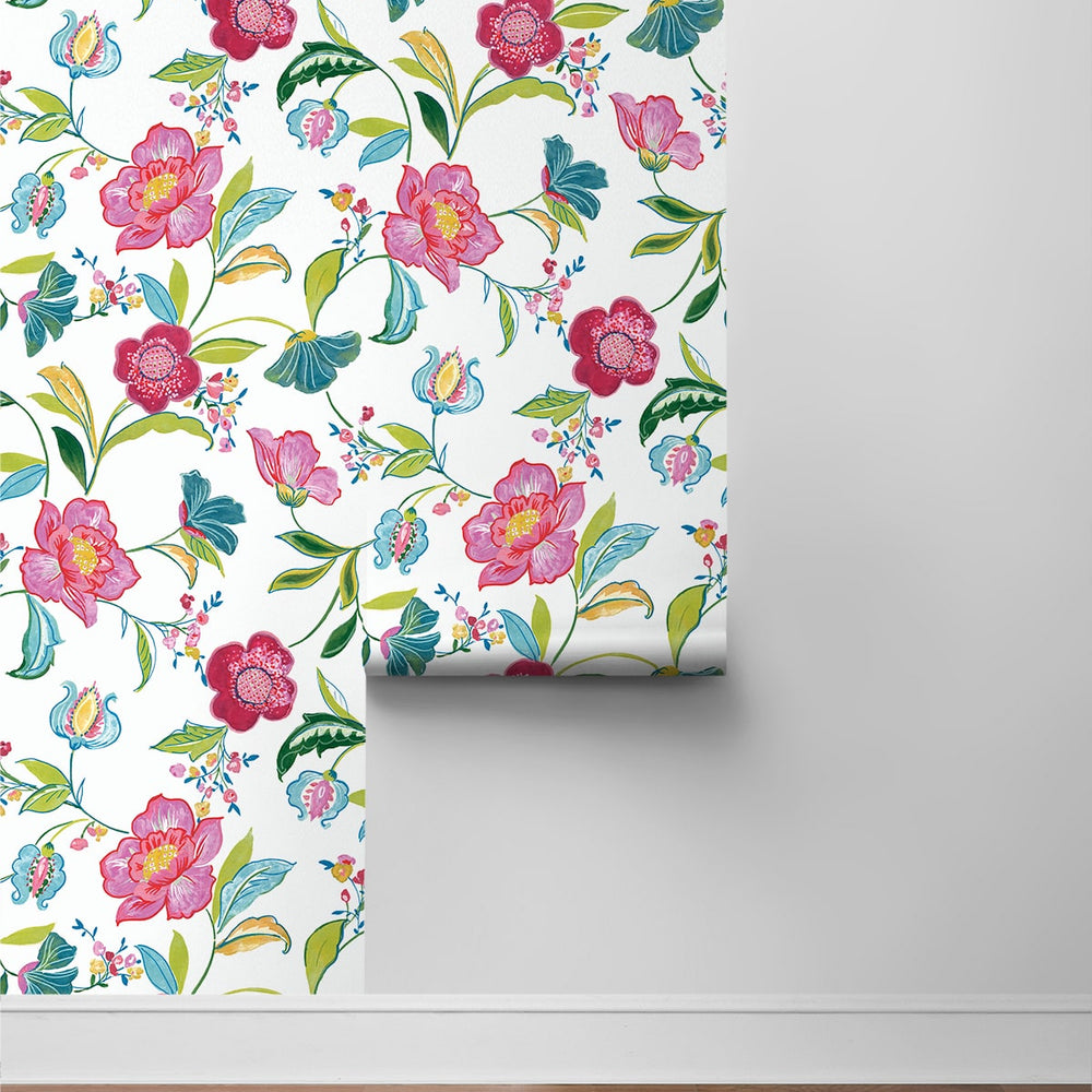 
                  
                    NW52300 floral peel and stick wallpaper roll from NextWall
                  
                