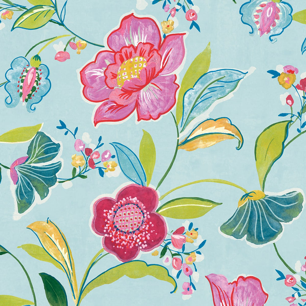 NW52302 floral peel and stick wallpaper from NextWall