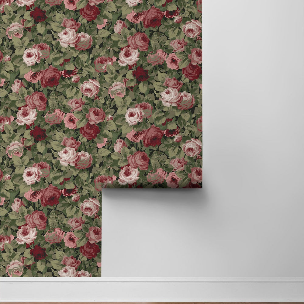 
                  
                    NW52401 rose garden floral peel and stick wallpaper roll from NextWall
                  
                