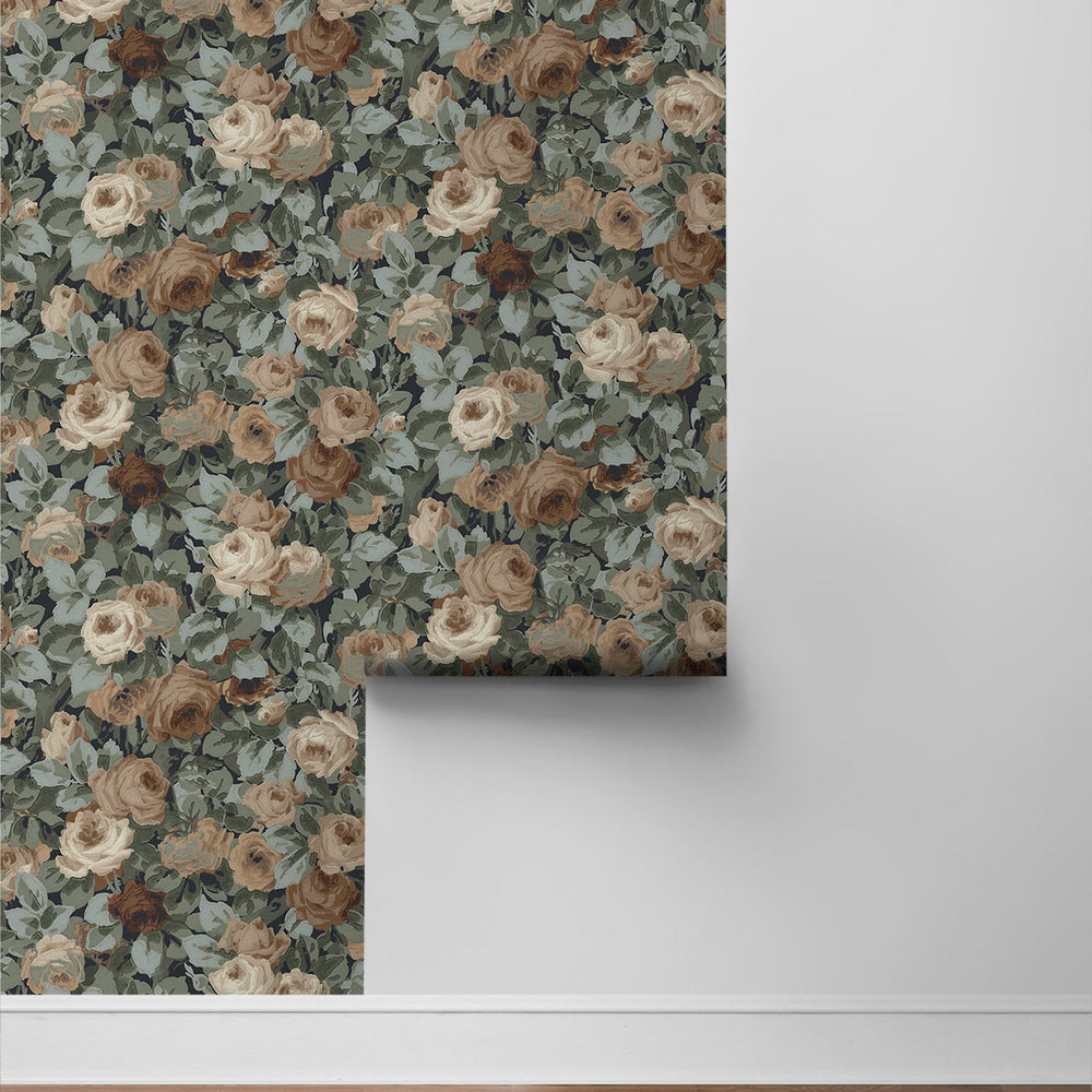 
                  
                    NW52402 rose garden floral peel and stick wallpaper roll from NextWall
                  
                