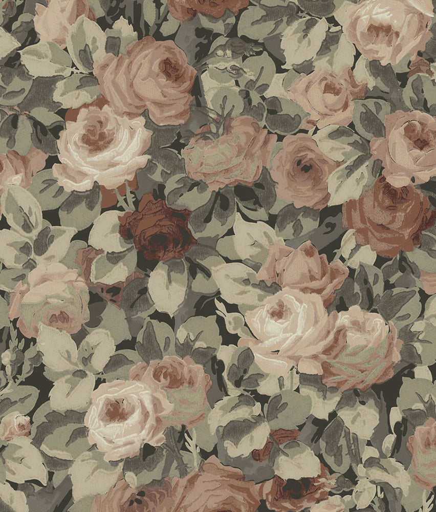 NW52407 rose garden floral peel and stick wallpaper from NextWall