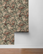 NW52407 rose garden floral peel and stick wallpaper roll from NextWall