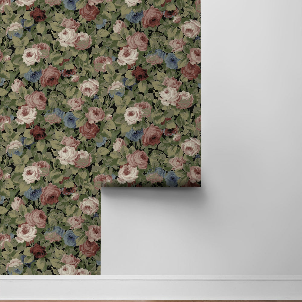 
                  
                    NW52411 rose garden floral peel and stick wallpaper roll from NextWall
                  
                