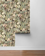 NW52506 bird garden peel and stick wallpaper roll from NextWall