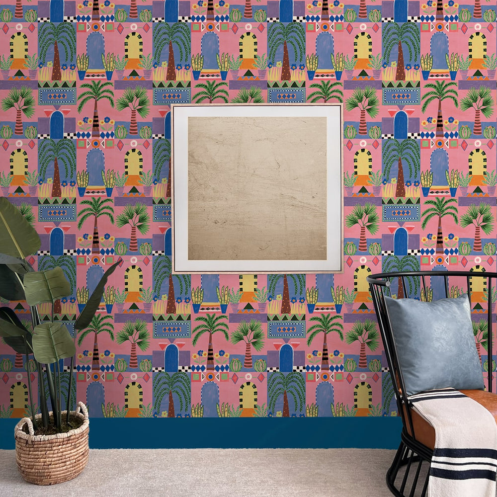 
                  
                    NW52601 tropical peel and stick wallpaper accent from NextWall
                  
                