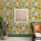 NW52606 tropical peel and stick wallpaper decor from NextWall