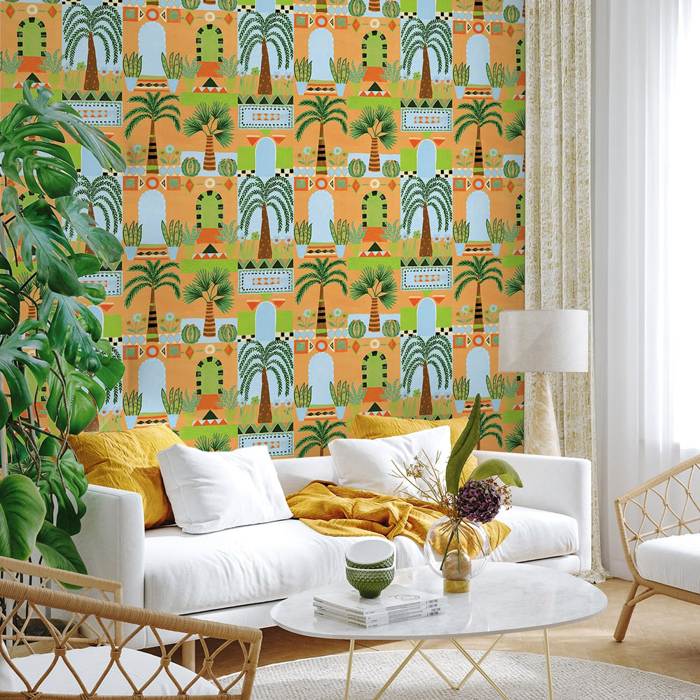 
                  
                    NW52606 tropical peel and stick wallpaper home from NextWall
                  
                
