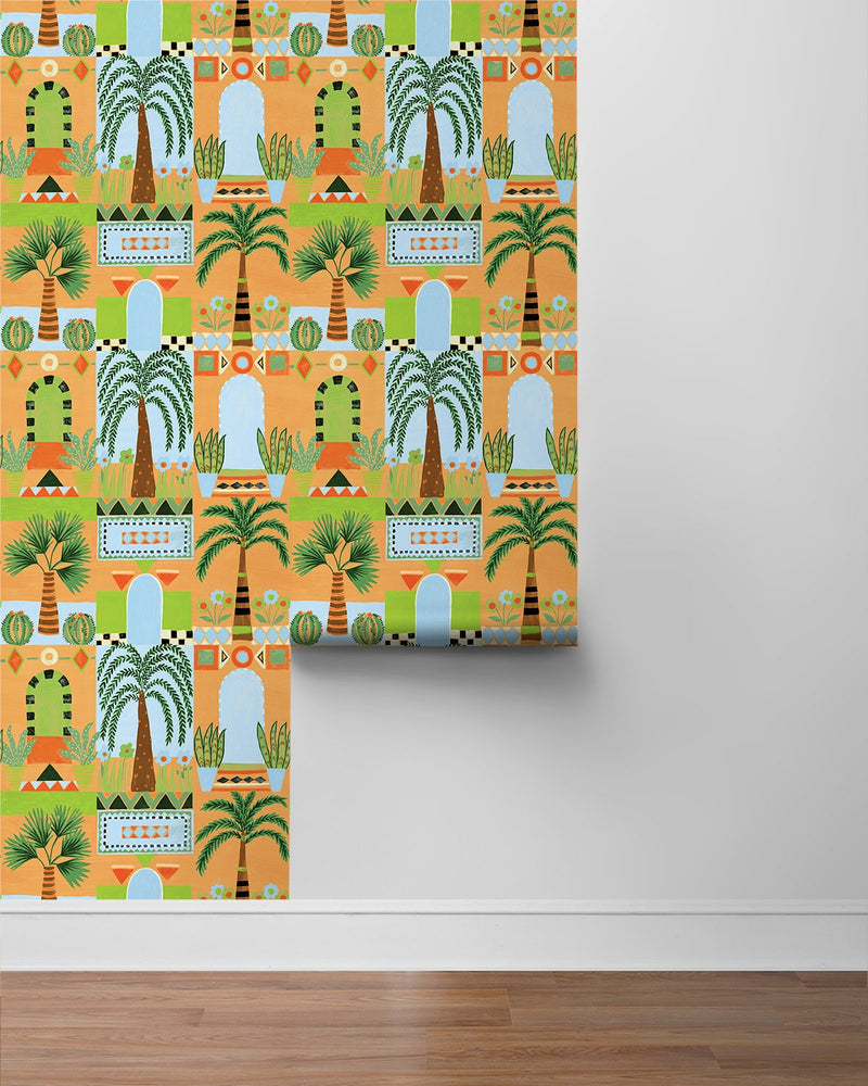 NW52606 tropical peel and stick wallpaper roll from NextWall
