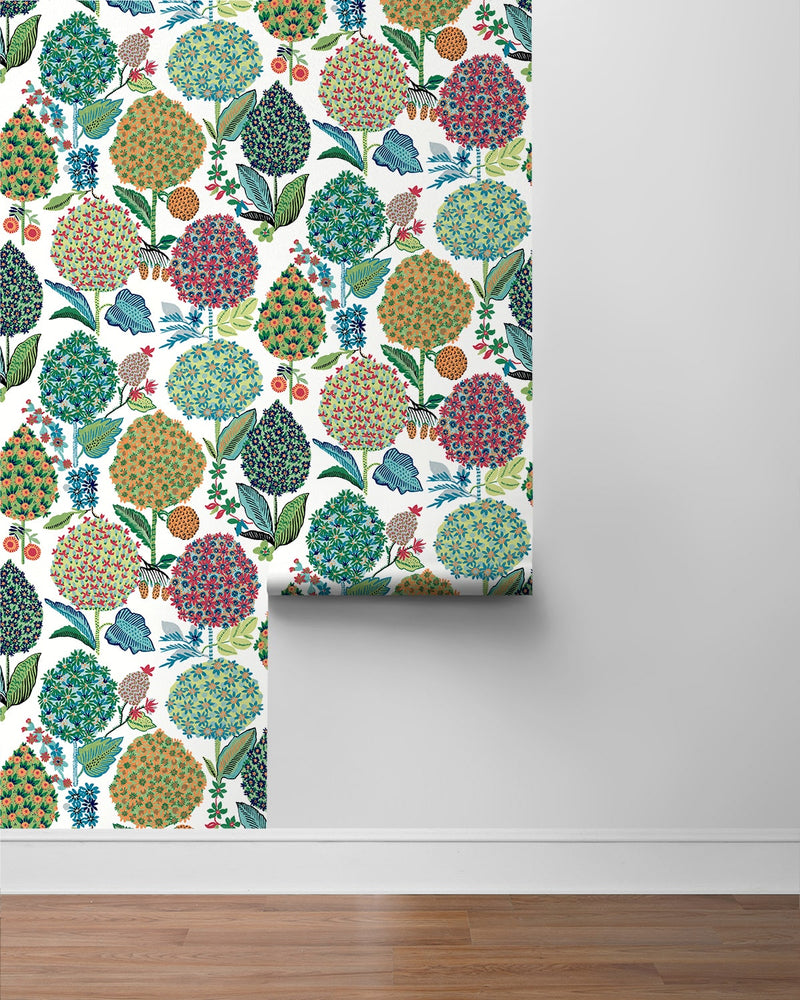 NW52701 floral peel and stick wallpaper roll from NextWall