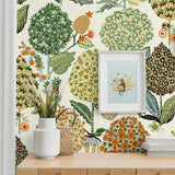 NW52706 floral peel and stick wallpaper decor from NextWall