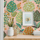 NW52721 floral peel and stick wallpaper decor from NextWall