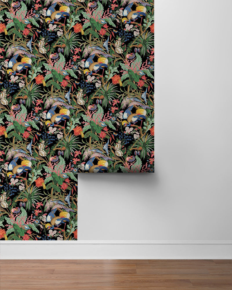 NW52800 tropical peel and stick wallpaper roll from NextWall