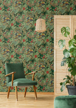 NW52804 tropical peel and stick wallpaper entryway from NextWall